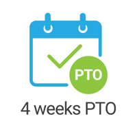 4 Weeks PTO
