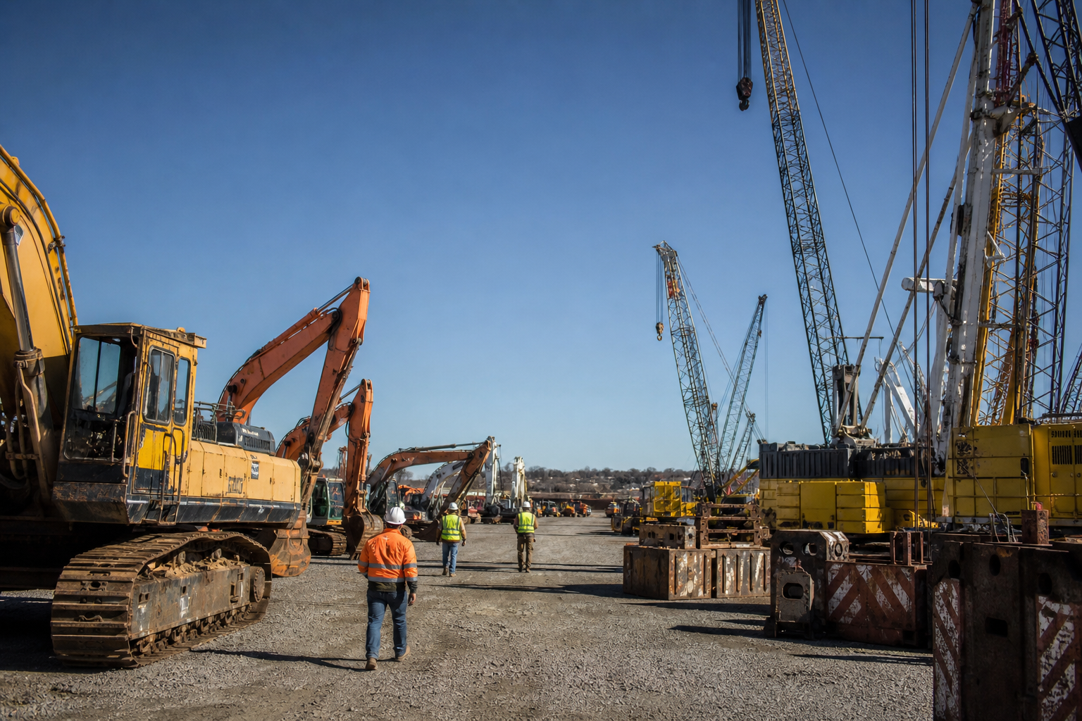 Heavy Equipment Laydown Yard