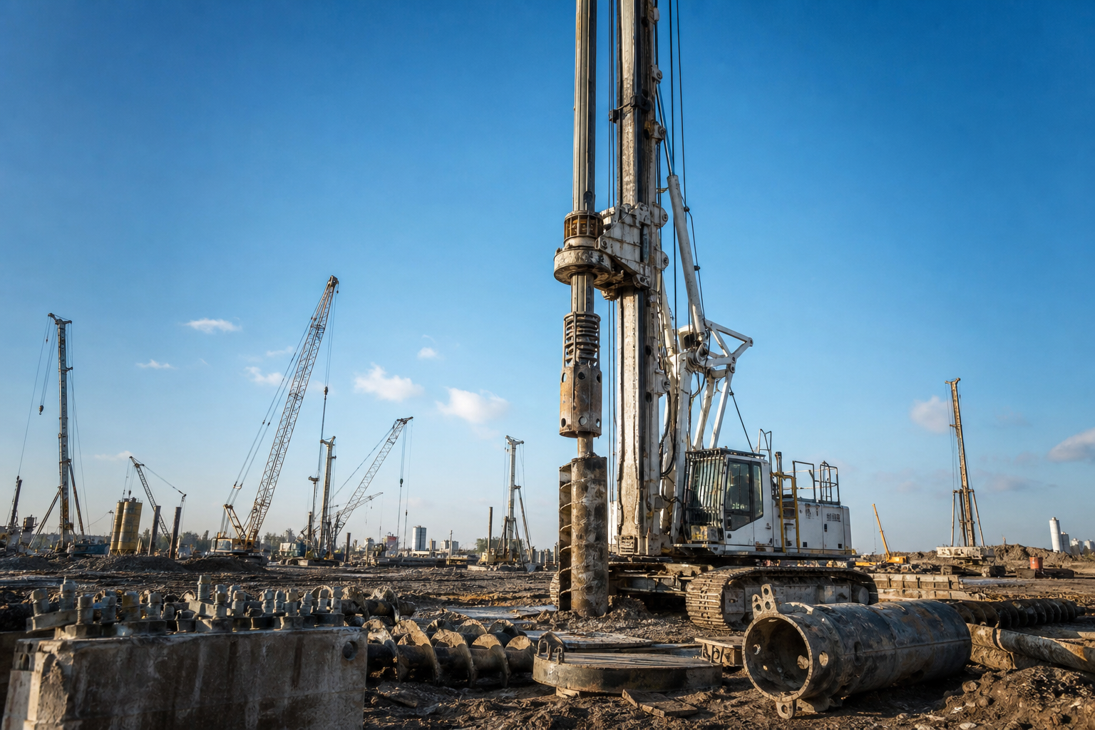 Heavy Equipment and Drill Pads