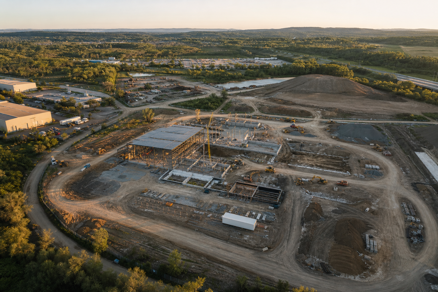 Service Roads and Site Access Pathways