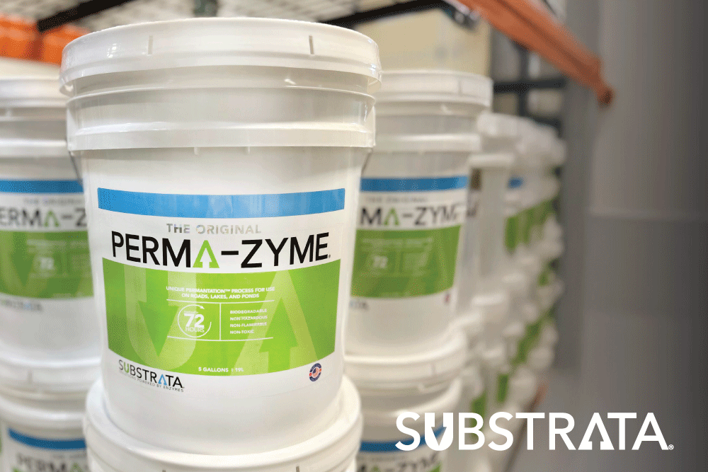 Perma-Zyme pails with custom holographic packaging