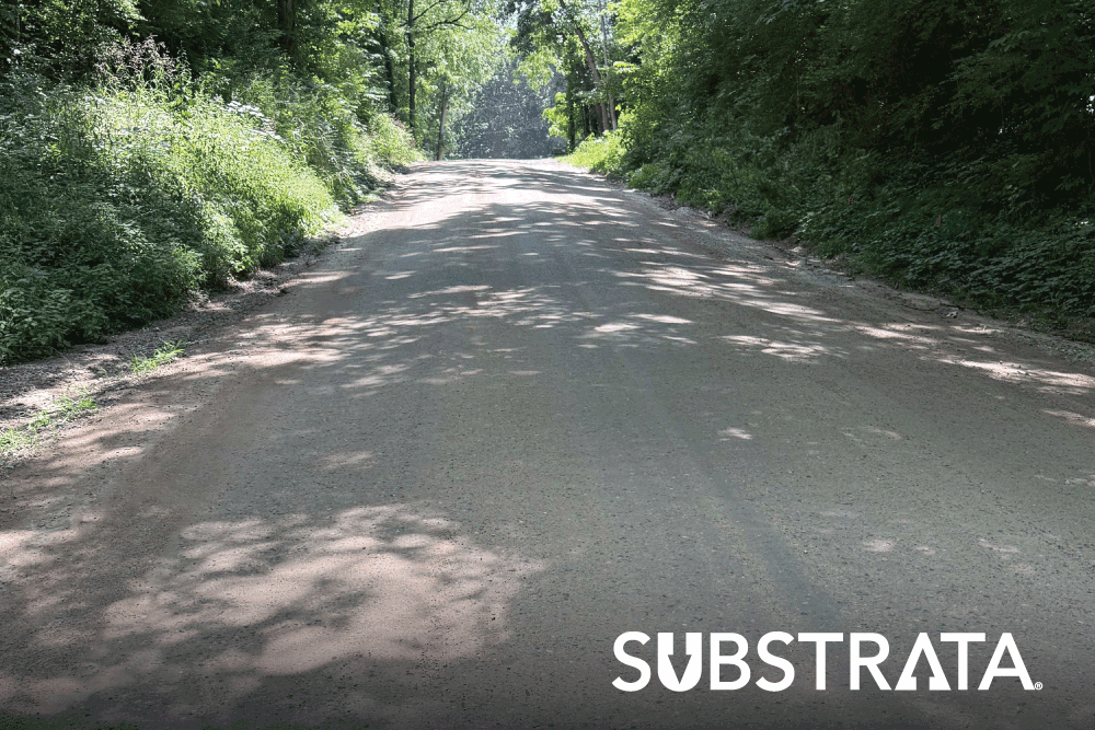 Unpaved Perma-Zyme treated road